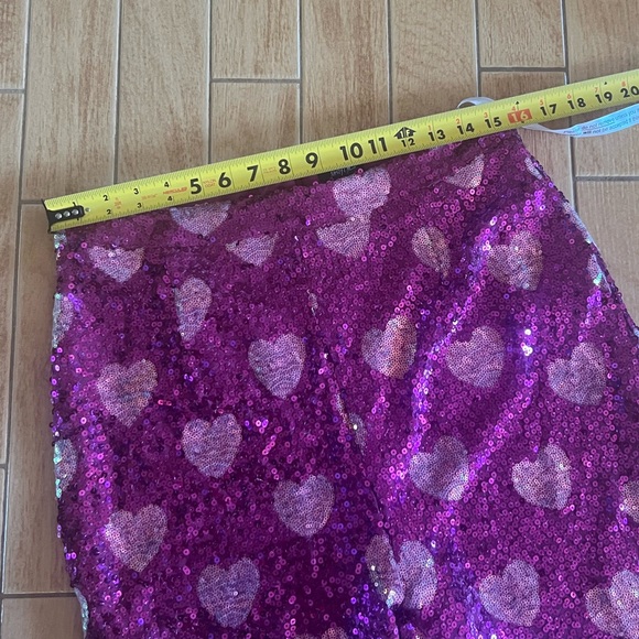 Nasty Gal sequin heart pants - Picture 2 of 3
